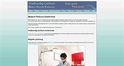 Desktop Screenshot of medischpedicure-esmeralda.nl