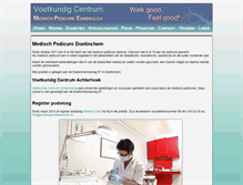 Tablet Screenshot of medischpedicure-esmeralda.nl